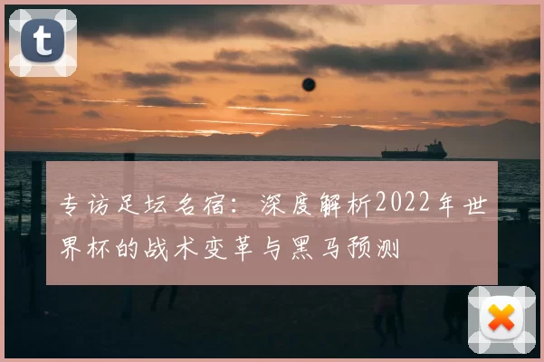 专访足坛名宿:深度解析2022年世界杯的战术变革与黑马预测
